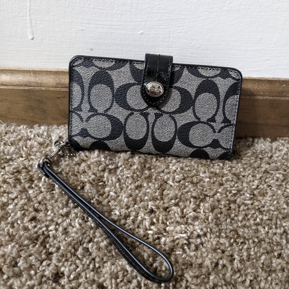 Coach monogram wallet